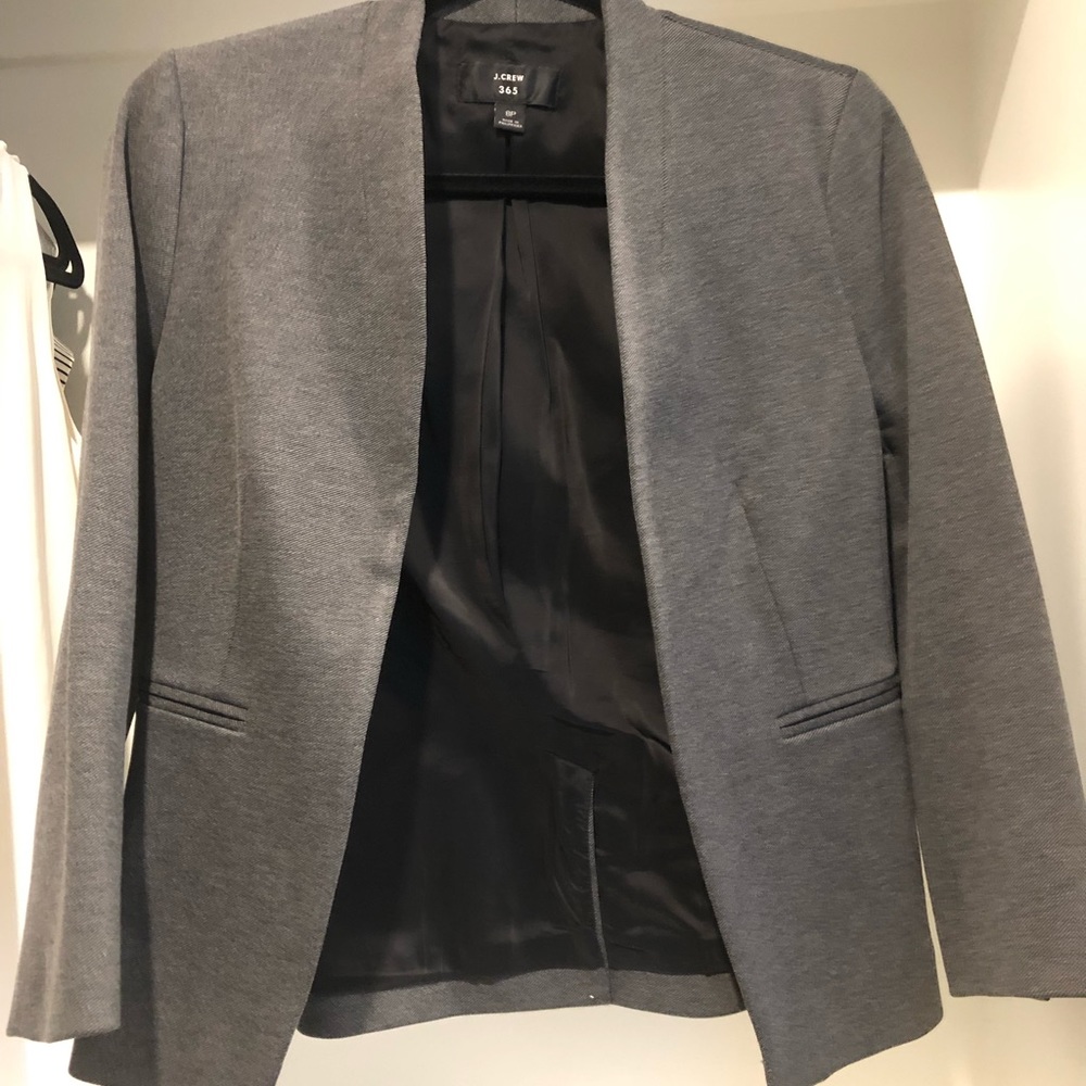J Crew Going Out Blazer - grey, 8P